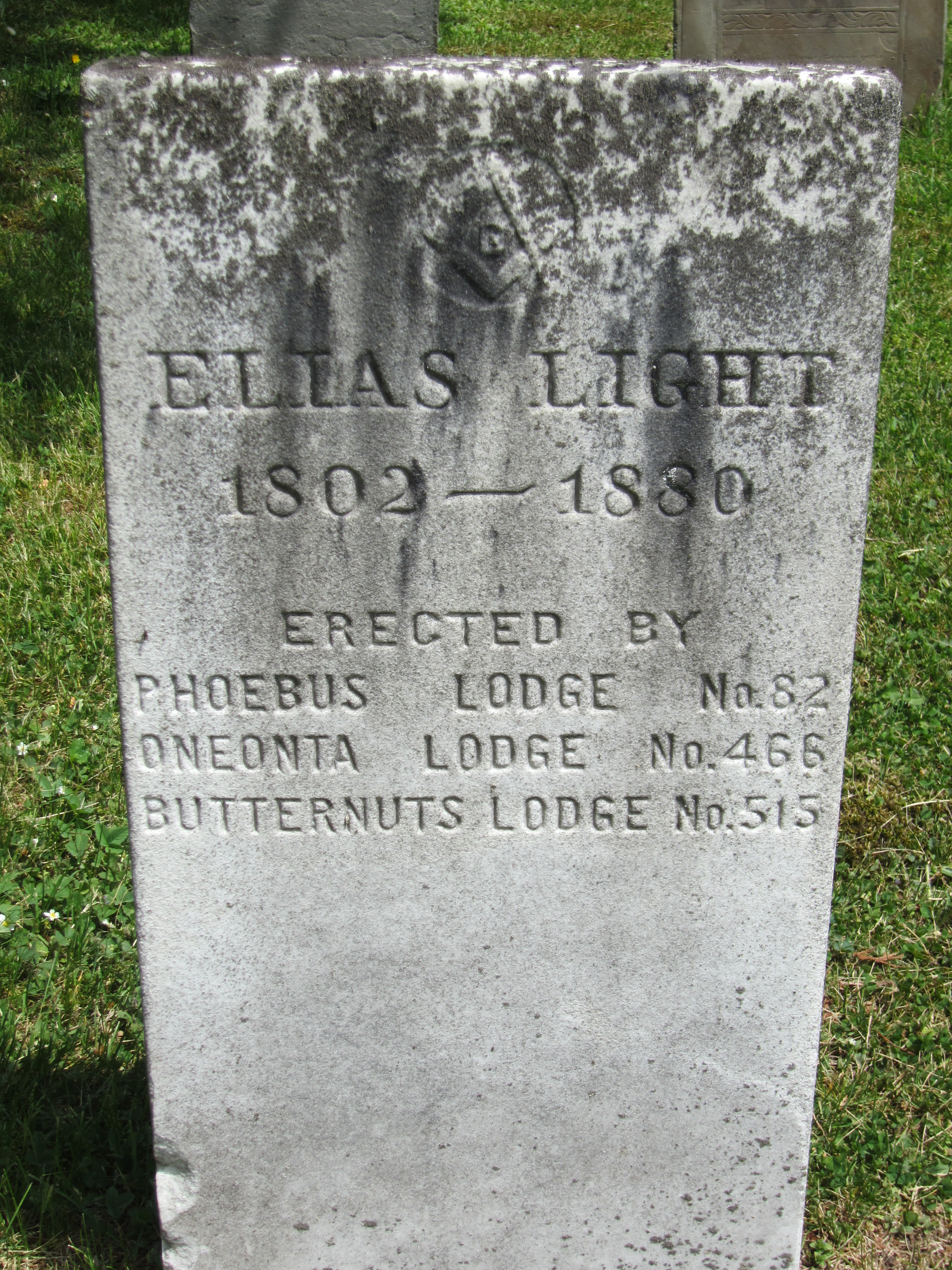 EliasLightGraveStone